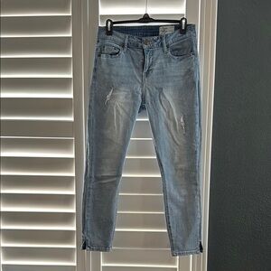 Light Blue Distressed Jeans